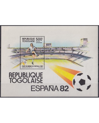 F-EX50728 TOGO MNH 1982 SPAIN ESPAÑA SOCCER FOOTBALL FUTBOL WOLD CUP. F-EX50728 TOGO MNH 1982 SPAIN ESPAÑA SOCCER FOOTBALL FUTBOL WOLD CUP.