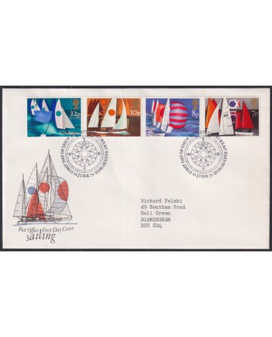 F-EX51269 UK ENGLAND FDC 1975 EDINBURGH SAILING SHIP. F-EX51269 UK ENGLAND FDC 1975 EDINBURGH SAILING SHIP.