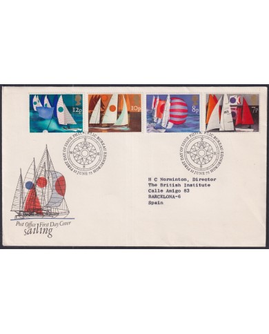 F-EX51270 UK ENGLAND FDC 1975 EDINBURGH SAILING SHIP. F-EX51270 UK ENGLAND FDC 1975 EDINBURGH SAILING SHIP.