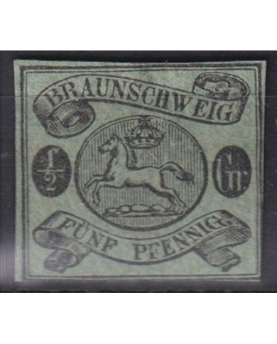 F-EX45677 GERMANY CLASSIC BRAUNSCHWEIG 1864 HORSE UNUSED