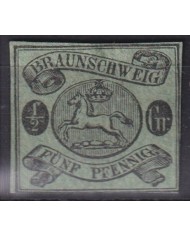 F-EX45677 GERMANY CLASSIC BRAUNSCHWEIG 1864 HORSE UNUSED