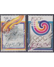 F-EX52017 NETHERLAND ANTILLES MNH 1988 SEOUL OLYMPIC GAMES SWIMMING.