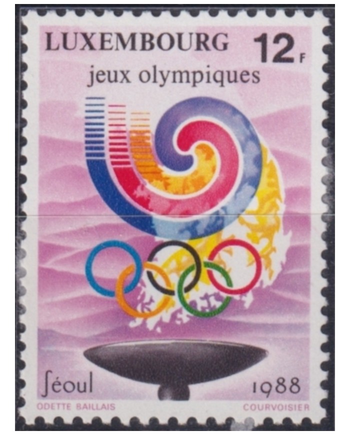 F-EX52070 LUXEMBOURG MNH 1988 SEOUL OLYMPIC GAMES.