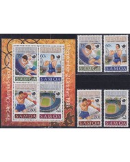 F-EX52111 SAMOA MNH 1988 SEOUL OLYMPIC GAMES ATHLETISM BOXING