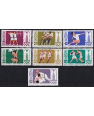F-EX50820 MONGOLIA MNH 1980 OLYMPIC GAMES MOSCOW ATHLETISM HOCKEY BOXING GYMNASTICS.