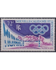 F-EX50784 NEW CALEDONIE MNH 1972 OLYMPIC GAMES MUNICH ATHLETISM.