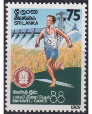F-EX52126 SRI LANKA MNH 1988 MAHAWELI GAMES ATHLETISM.