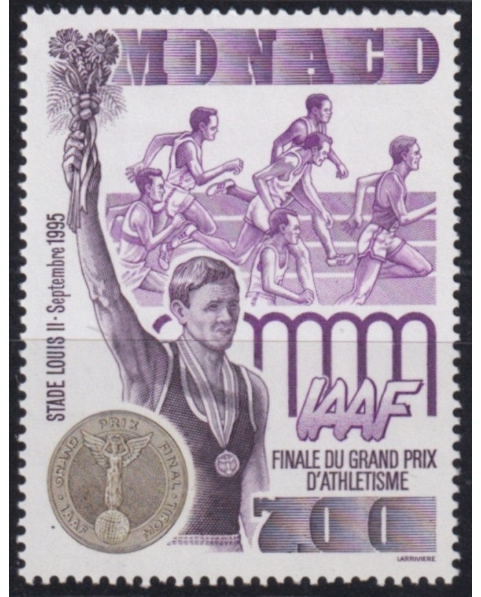 F-EX49433 MONACO MNH 1993 GRAN PRIX ATHLETISM CHAMPIONSHIP.
