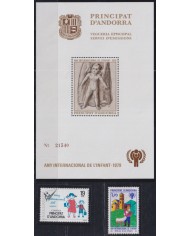 F-EX50461 ANDORRA MNH 1979 CHILD YEAR UNICEF CHILDREN.