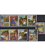 F-EX51010 PARAGUAY MNH 1979 CHILD YEAR UNICEF CHILDREN CARTOON WHITESNOW GRIMM TALES.