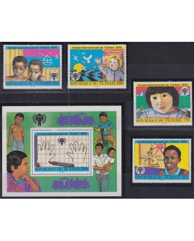 F-EX50968 CHAD TCHAD MNH 1979 CHILD YEAR UNICEF CHILDREN.