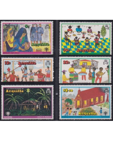F-EX50980 ANGUILLA MNH 1979 CHILD YEAR UNICEF CHILDREN DRAWING.