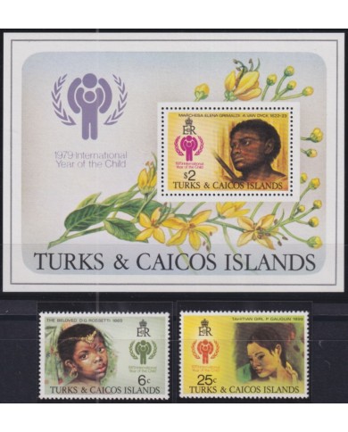 F-EX50974 TURKS & CAICOS MNH 1979 CHILD YEAR UNICEF CHILDREN GAMES.