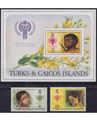 F-EX50974 TURKS & CAICOS MNH 1979 CHILD YEAR UNICEF CHILDREN GAMES.