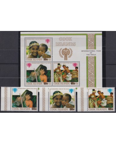 F-EX50971 COOK IS MNH 1979 CHILD YEAR UNICEF CHILDREN.