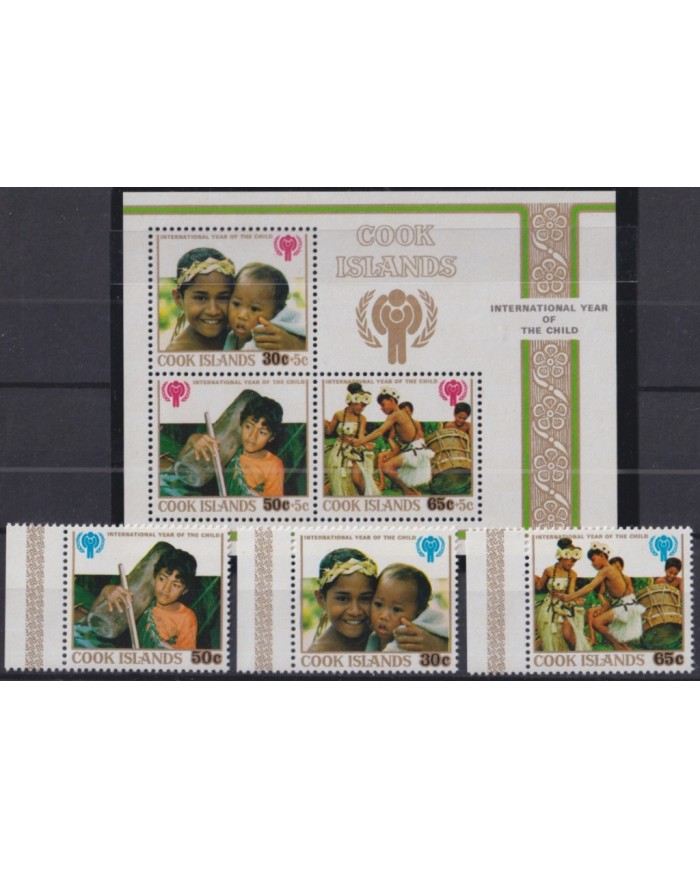 F-EX50971 COOK IS MNH 1979 CHILD YEAR UNICEF CHILDREN.
