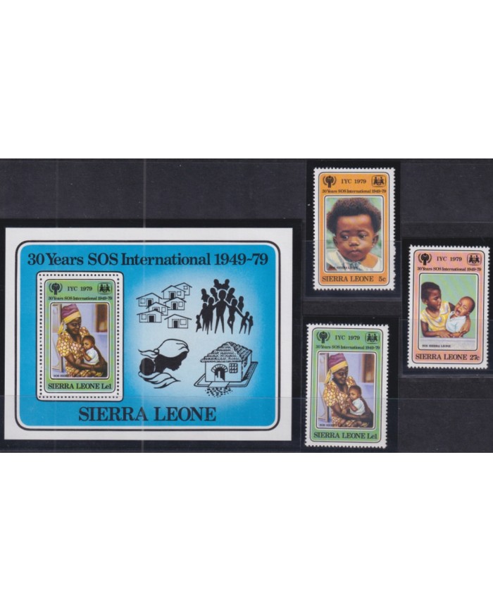 F-EX50969 SIERRA LEONE MNH 1979 CHILD YEAR UNICEF CHILDREN.