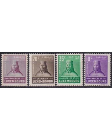F-EX50167 LUXEMBOURG 1935 MNH CHARLES I + 50€ CATALOGUE.