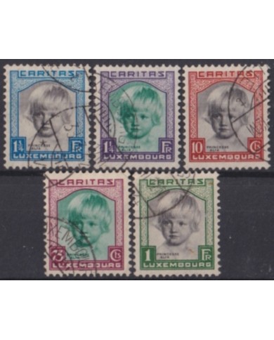 F-EX48512 LUXEMBOURG 1931 CHARITY WELFARE CHILDREN USED +120€.