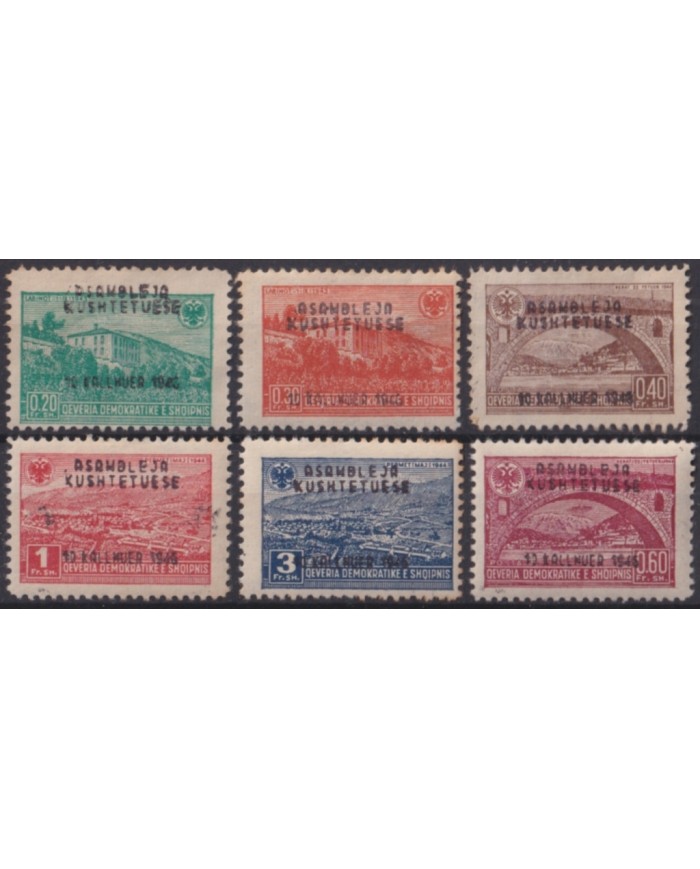 F-EX48679 ALBANIA 1946 CONSTITUTIONAL ASSEMBLY.