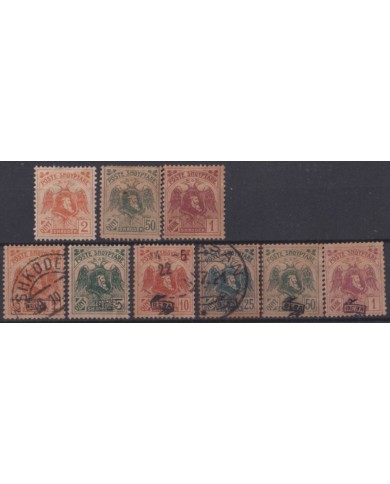 F-EX48680 ALBANIA 1920 SKANDERBEG STAMPS LOT HIGHT VALUE.