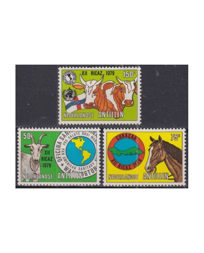 F-EX50750 NEDERLAND ANTILLES MNH 1979 INTER-AMERICAN MEETING FOOT CAO HORSE.