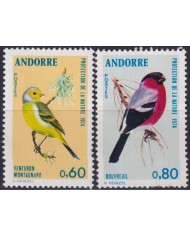 F-EX50740 ANDORRA MNH 1974 PROTECTION NATURE BIRD AVES PAJAROS OISEAUX.