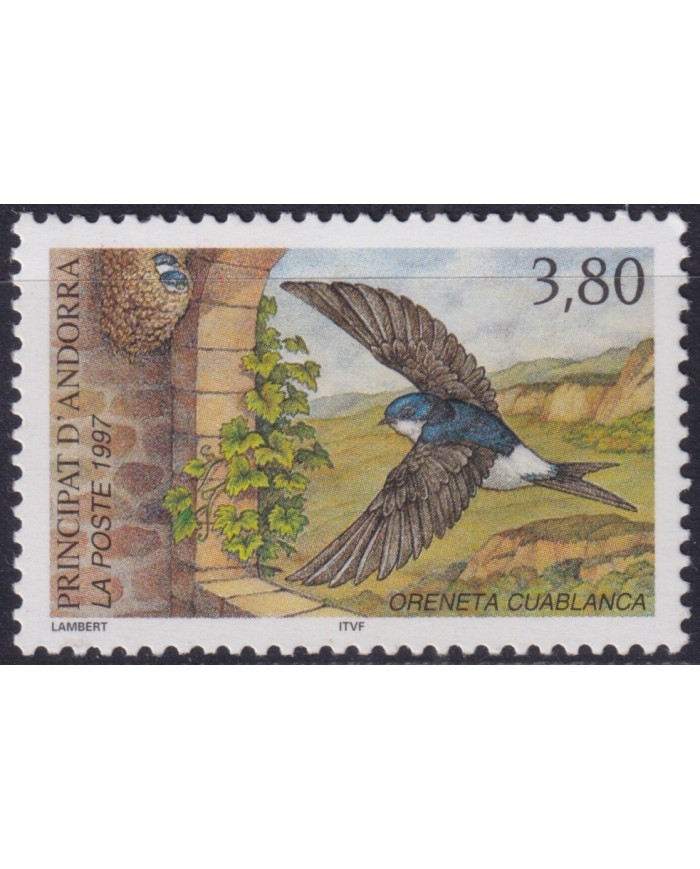 F-EX50760 ANDORRA MNH 1997 PROTECTION NATURE BIRD AVES PAJAROS OISEAUX.