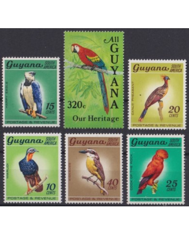 F-EX50765 GUYANA MNH PARROT BIRD AVES PAJAROS.
