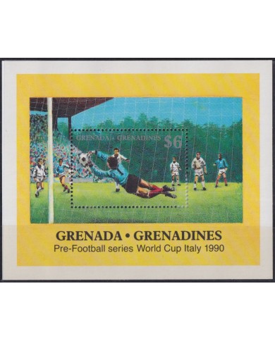 F-EX52184 GRENADA & GRENADINES MNH 1990 SOCCER WORLD CUP FOOTBALL.