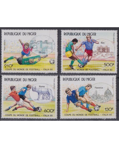 F-EX52204 NIGER MNH 1990 SOCCER WORLD CUP FOOTBALL.