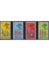 F-EX52283 MALDIVES IS 1968 MNH BOYS SCOUT LORD BADEM POWELL OVERPRINT.