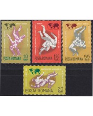 F-EX50824 RUMANIA MNH 1967 SPORT CHAMPIONSHIP WRESTLING.