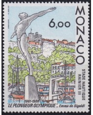 F-EX49431 MONACO MNH 1986 SPORT EMMA DE SIGALDI NAUTIC STADIUM.