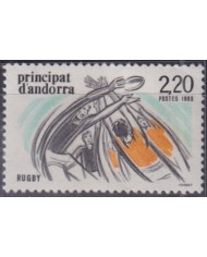 F-EX52020 ANDORRA MNH 1988 SPORT RUDBY FOOTBALL.