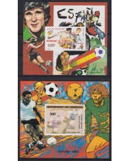 F-EX51971 DJIBOUTI MNH 1981 IMPERF CHAMPIONSHIP SOCCER FOOTBALL & PICASSO PAINTING ART.