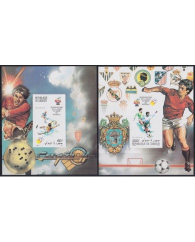 F-EX52410 DJIBOUTI MNH 1981 IMPERF CHAMPIONSHIP SOCCER FOOTBALL.