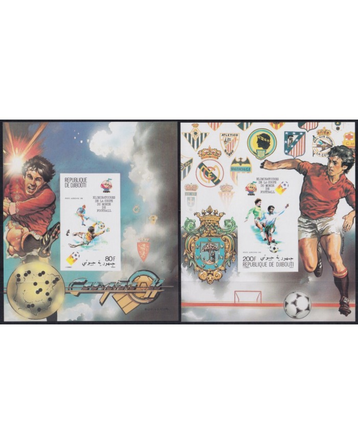 F-EX52410 DJIBOUTI MNH 1981 IMPERF CHAMPIONSHIP SOCCER FOOTBALL.