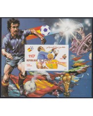 F-EX52412 DJIBOUTI MNH 1982 IMPERF CHAMPIONSHIP SOCCER FOOTBALL.