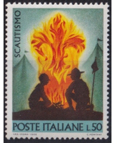 F-EX52594 ITALY MNH 1968 BOYS SCOUTS.