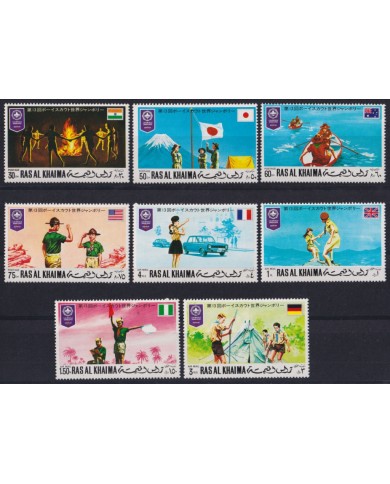 F-EX51979 SOUTH ARABIA SAUDI RAS AL KHAIMA MH 1967 IDAHO JAMBOREE BOYS SCOUTS.