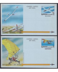 F-EX52481 ESPAÑA SPAIN 1985 AEROGRAMME AIRPLANE AVIATION AVION.