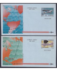 F-EX52484 ESPAÑA SPAIN 1982 AEROGRAMME FLIGHT SEVILLA – MEXICO AIRPLANE AVIATION AVION.