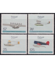 F-EX50912 PORTUGAL AZORES 1987 AIRPLANE AVIATION AVION HIDROAVION.