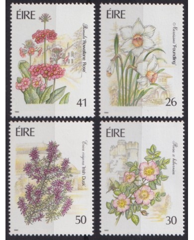 F-EX52516 IRELAND EIRE MNH 1990 GARDEN FLOWER FLORES.