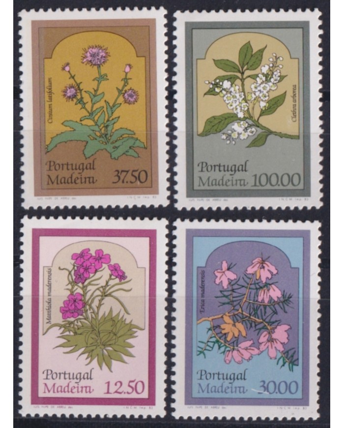 F-EX52464 MADEIRA PORTUGAL MNH 1983 GARDEN FLOWER FLORES.