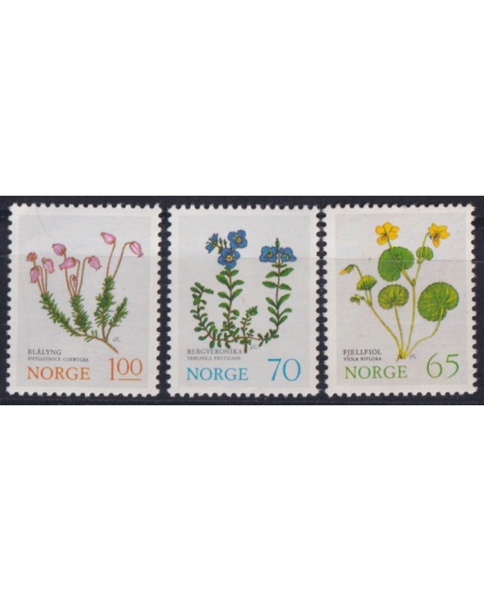 F-EX52503 NORWAY NORGE MNH 1973 FLOWER FLORES.