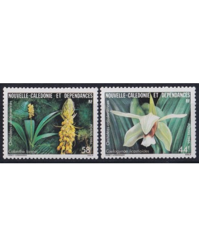 F-EX52504 NEW CALEDONIE MNH 1986 ORCHILD FLOWER FLORES.