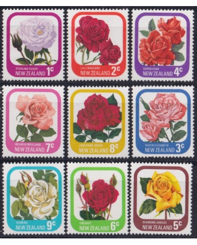 F-EX52507 NEW ZEALAND MNH 1975 ROSE FLOWER FLORES.