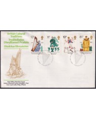 F-EX51279 UK ENGLAND 1976 FDC EDINBURGH CANCEL CULTURAL TRADITION MUSIC DANCING.